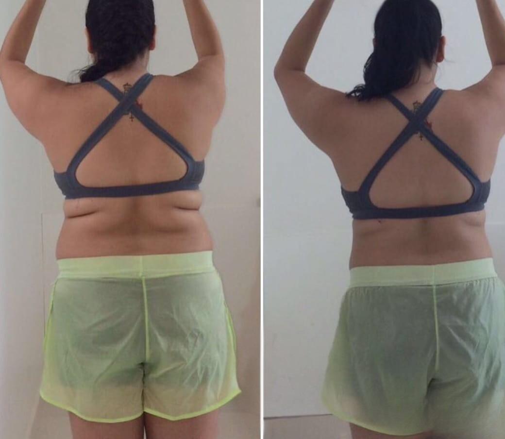 Transformação após 3 meses de treino